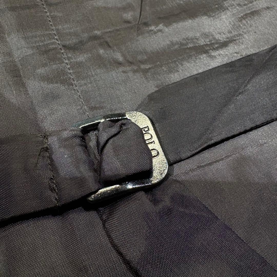 POLO RALPH LAUREN 千鳥柄 リネン100%ブラウン ベスト ジレ