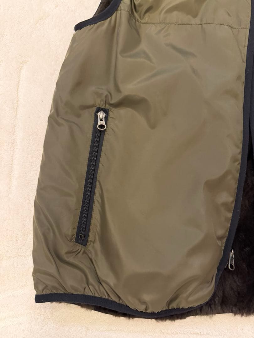 HOMBRE NINO オンブレニーニョ リバーシブル リアルファー ベスト