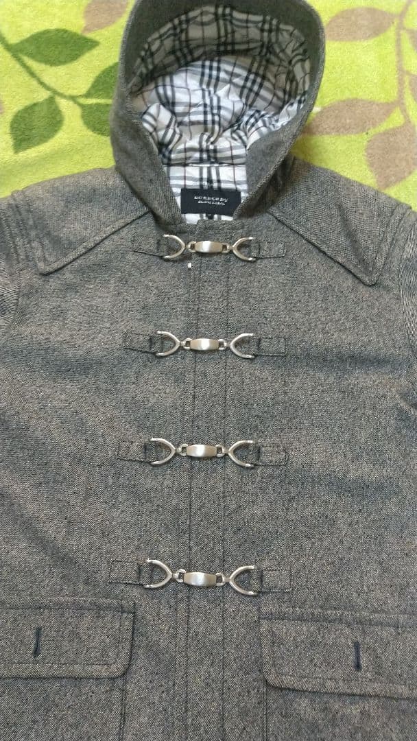 BURBERRY BLACK LABEL　ダッフルコート 　M メタルトグル