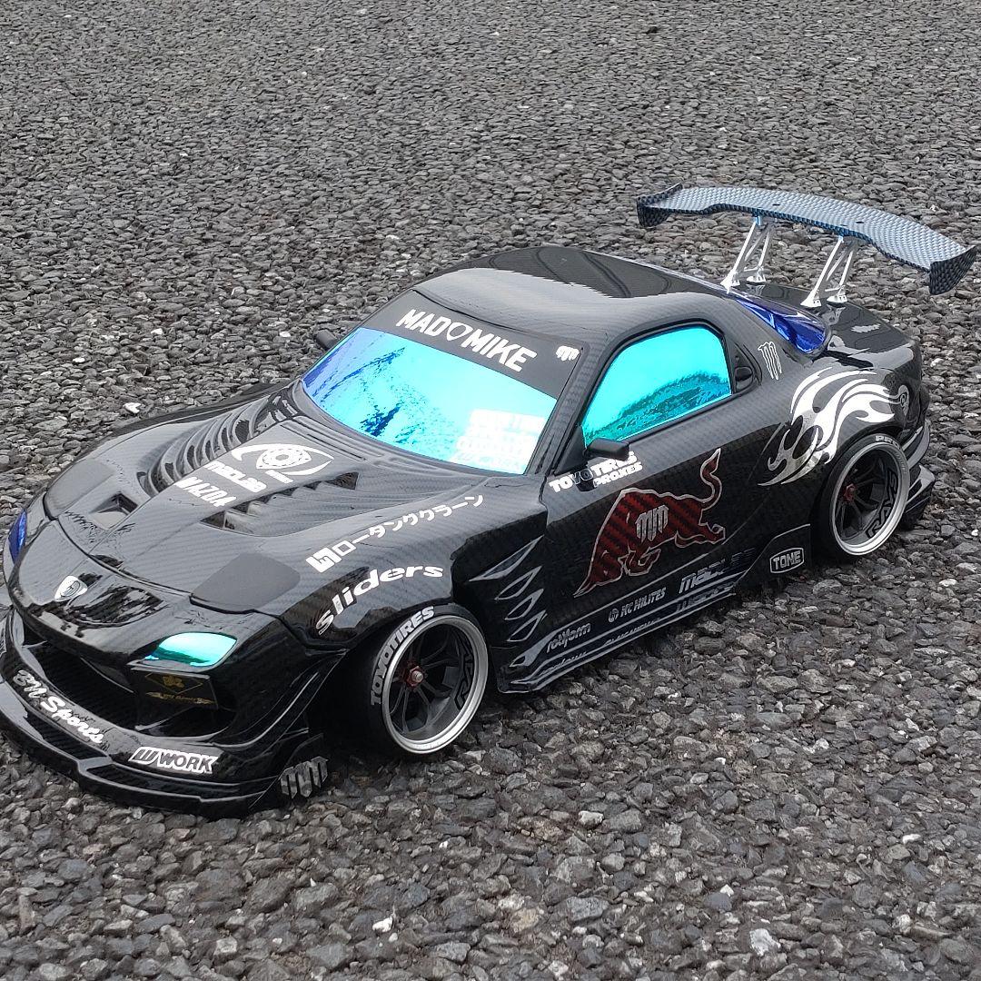 新作 RX7 FD3S カーボン ラジドリ ボディ パンドラRC マッド・マイク