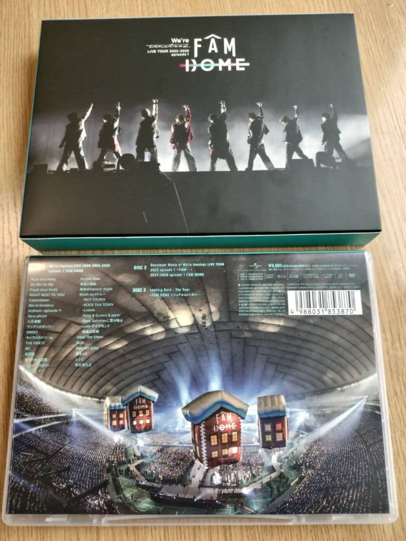 timelesz LIVE TOUR初回限定盤+通常盤 DVDセット