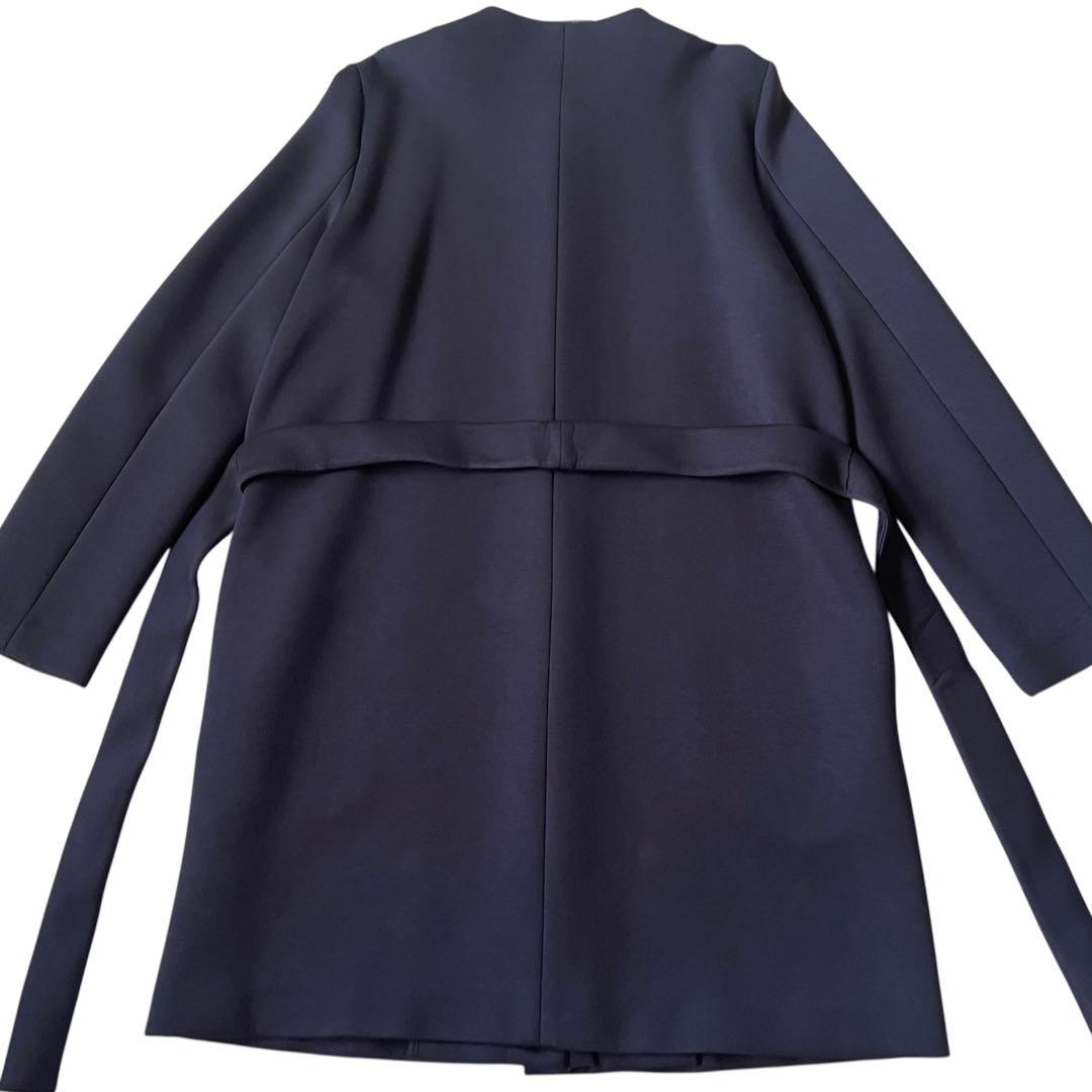Max Mara WEEKEND スキューバジャージーミディコート LL ベルト