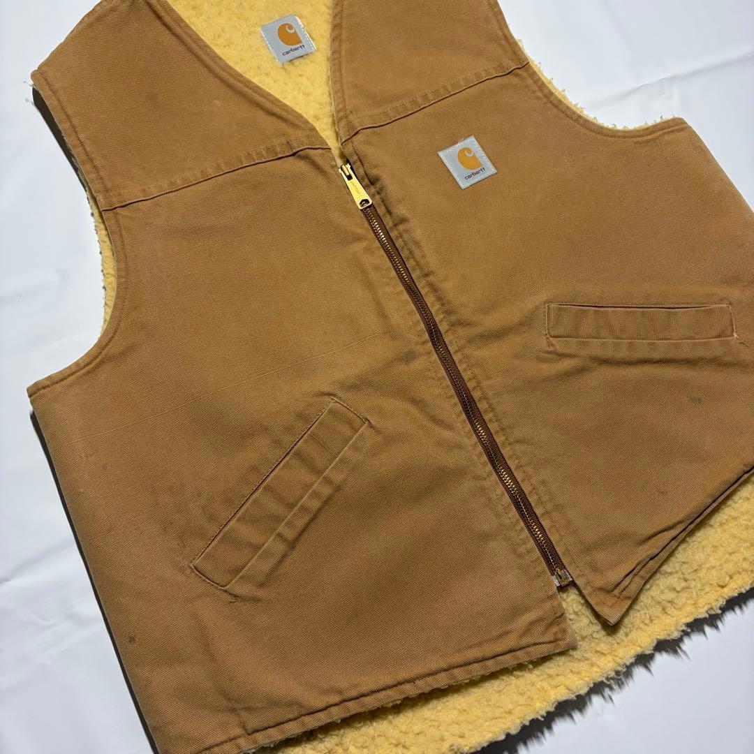 [90s 80s] Carhartt V03 BRN 6SV ベスト ブラウン
