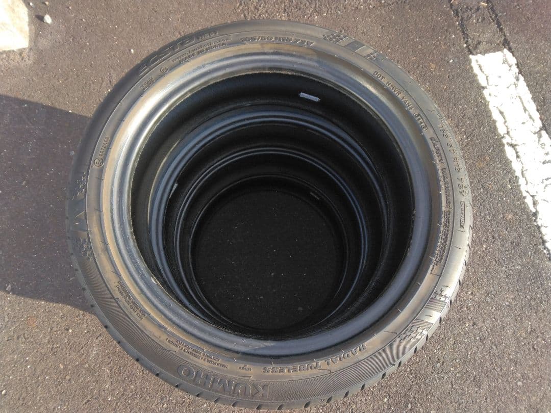165/50R15　クムホタイヤ中古4本セット　送料込み　2018年製