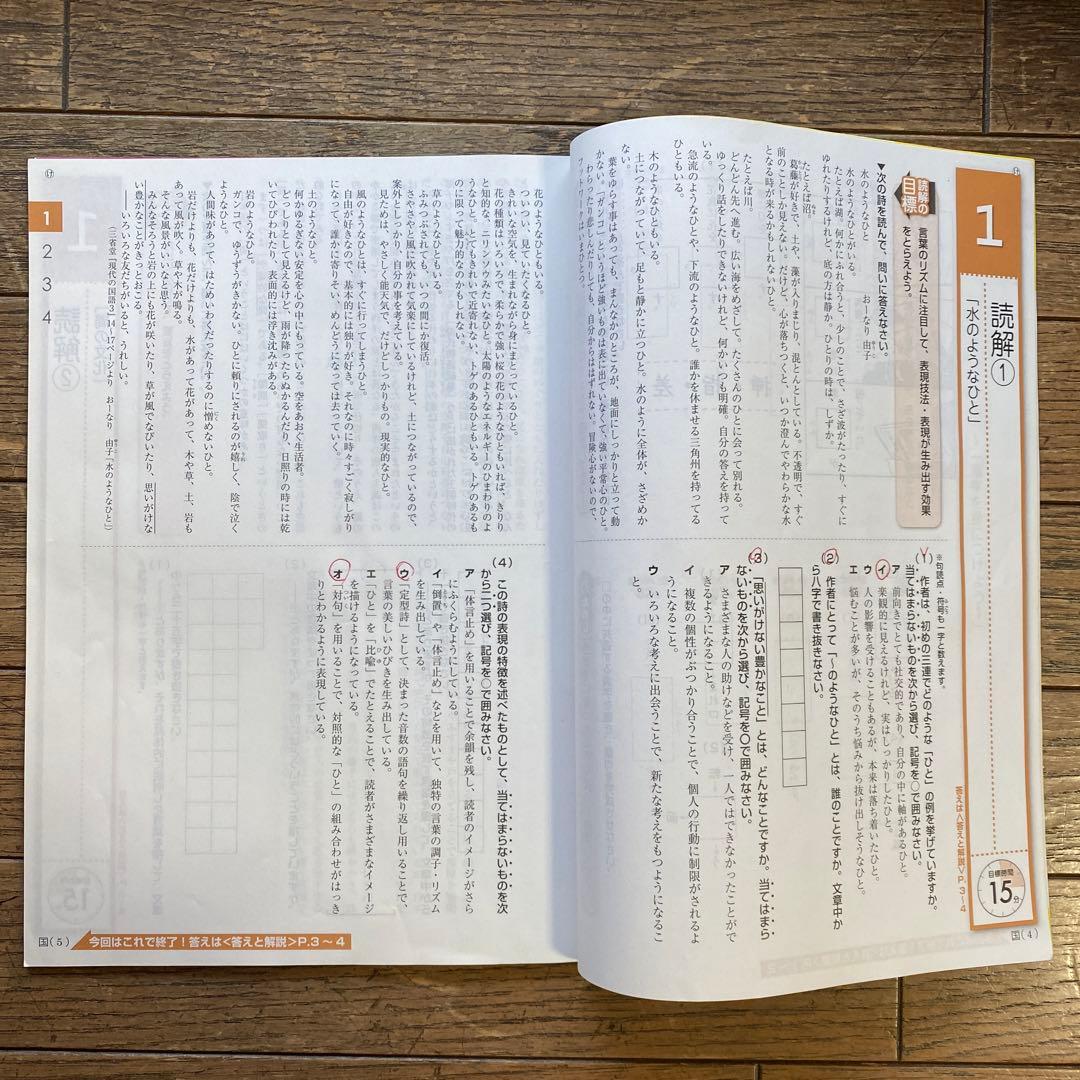 進研ゼミ中学講座　中3 1年分　　参考書・問題集セット　高校受験