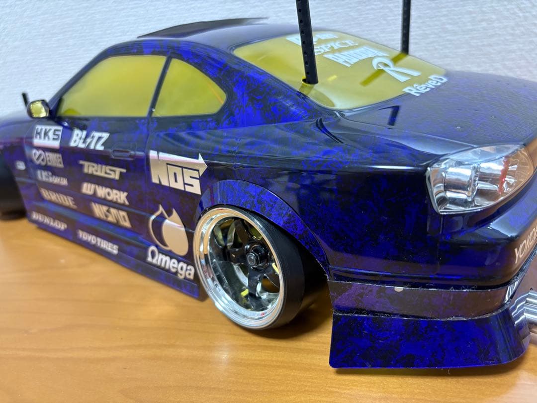 タミヤ 1/10 COPPERMIX S15シルビア ラップ塗装
