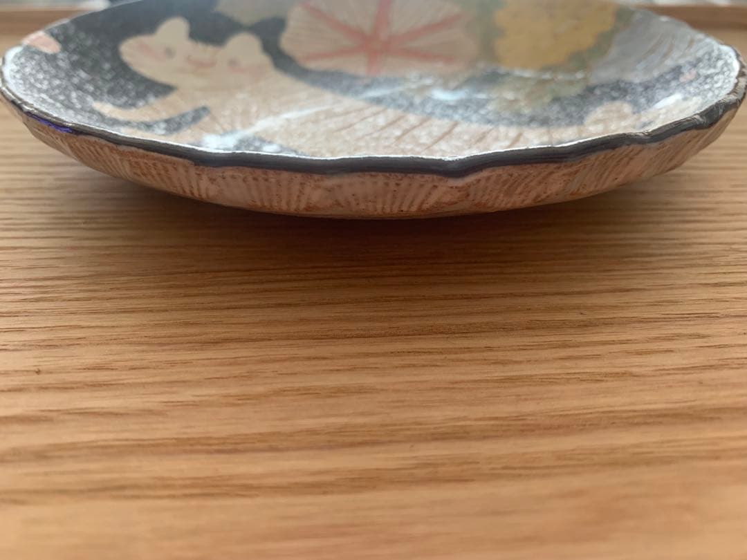 【お値下げ】鹿児島睦 お皿 虎に花 ハンドメイド作品