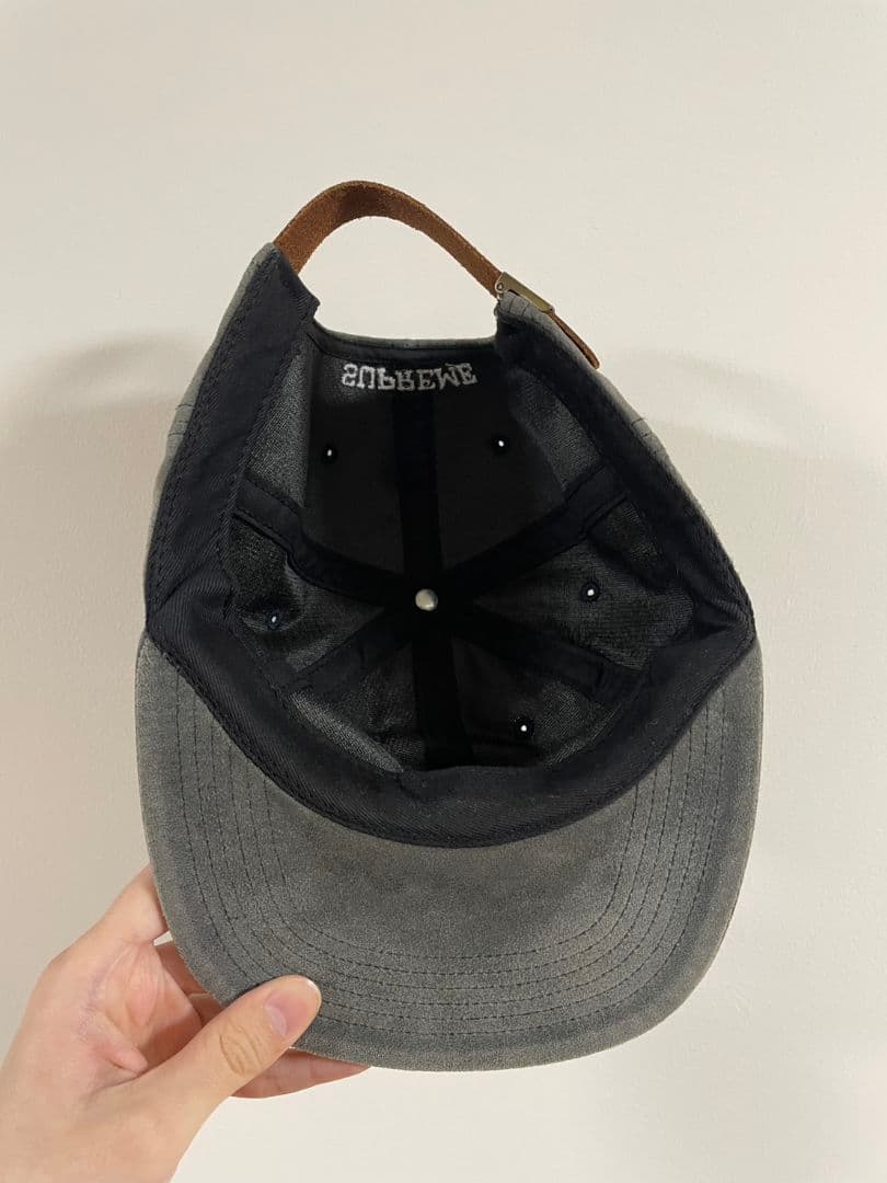 帽子 Supreme S Logo 6-Panel Cap \"Suede\" Gray