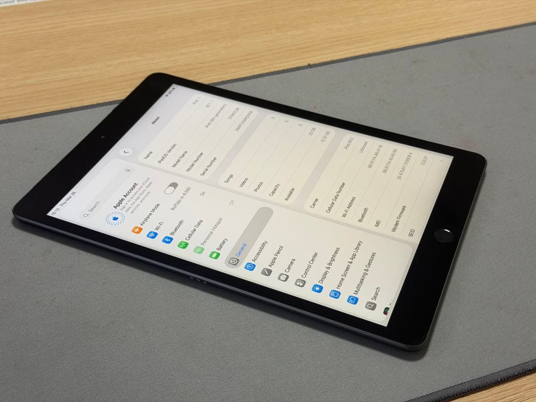 iPad本体 Apple iPad2020 8thGen Wi-Fi+Cellular