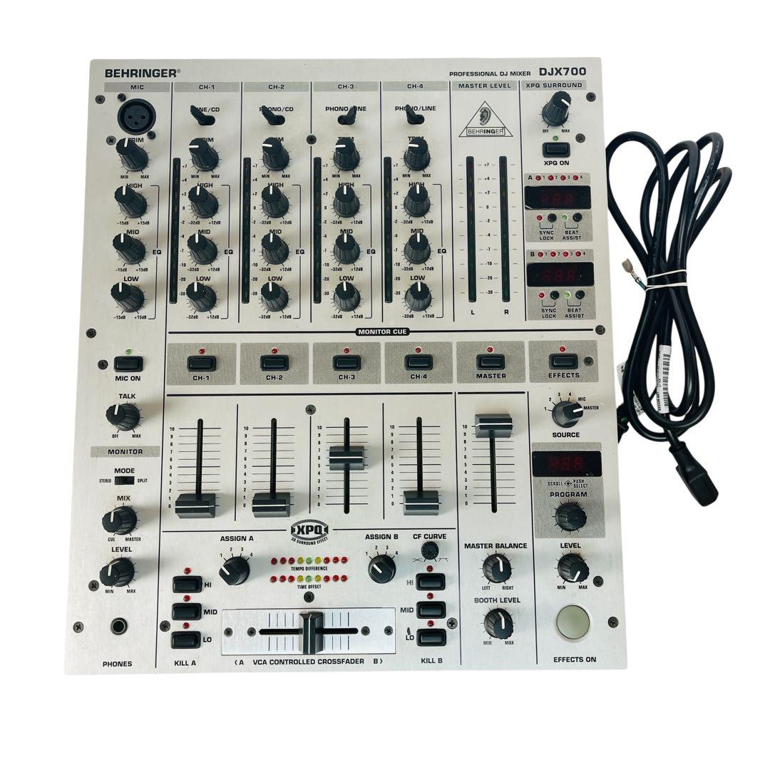 BEHRINGER DJミキサー DJX700 通電・音出し確認済み
