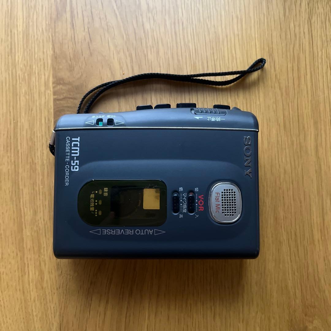 SONY TCM-59 カセットレコーダー