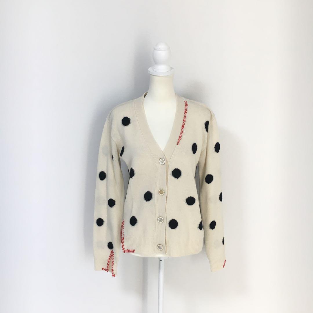 近年美品　MARNI マルニ　デザイン　ウール　カーディガン