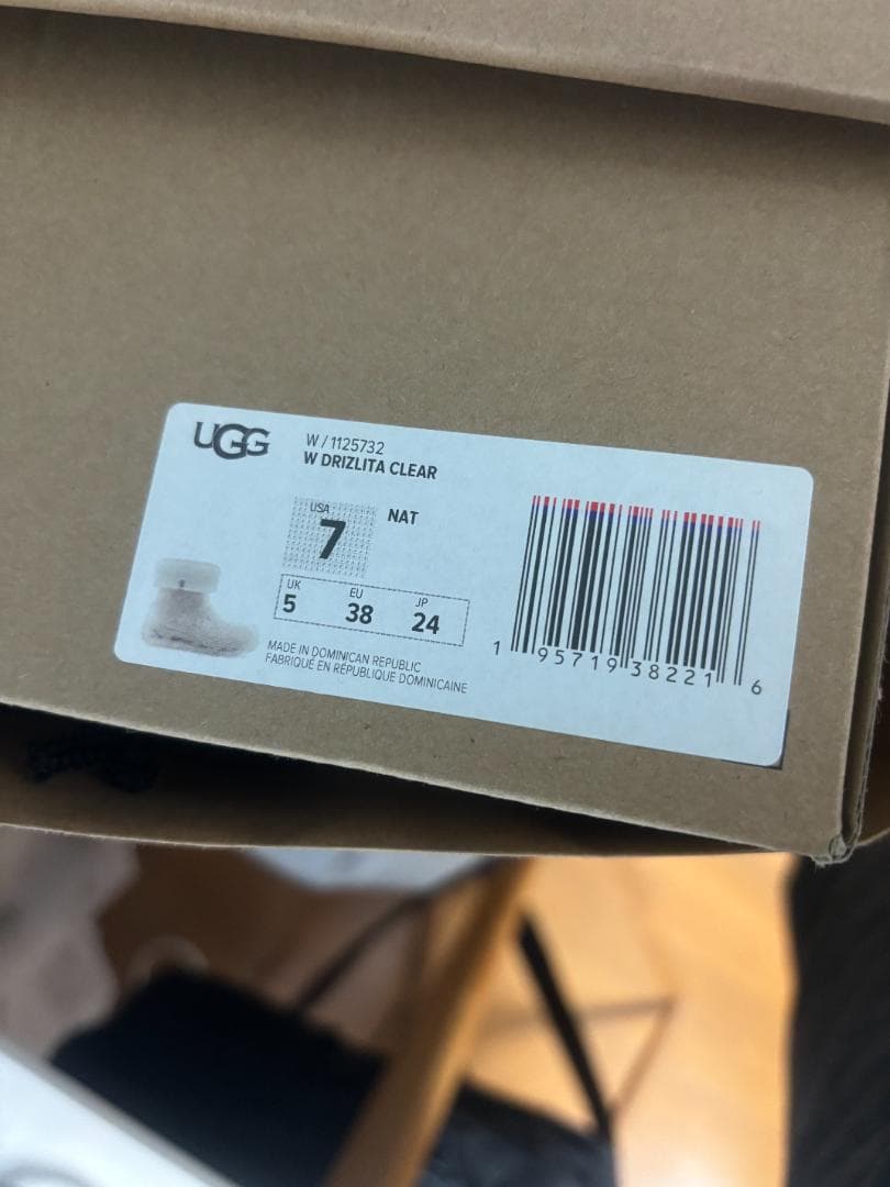 【新品】 UGG DRIZLITA アグ　ドリズリータ　クリア　レインブーツ