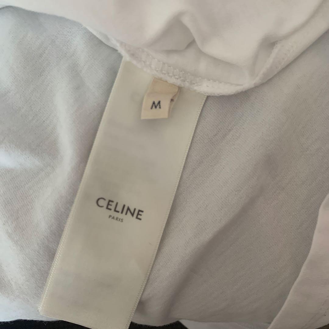 お値下げ CELINE セリーヌ 刺繍ロゴ tシャツ 白