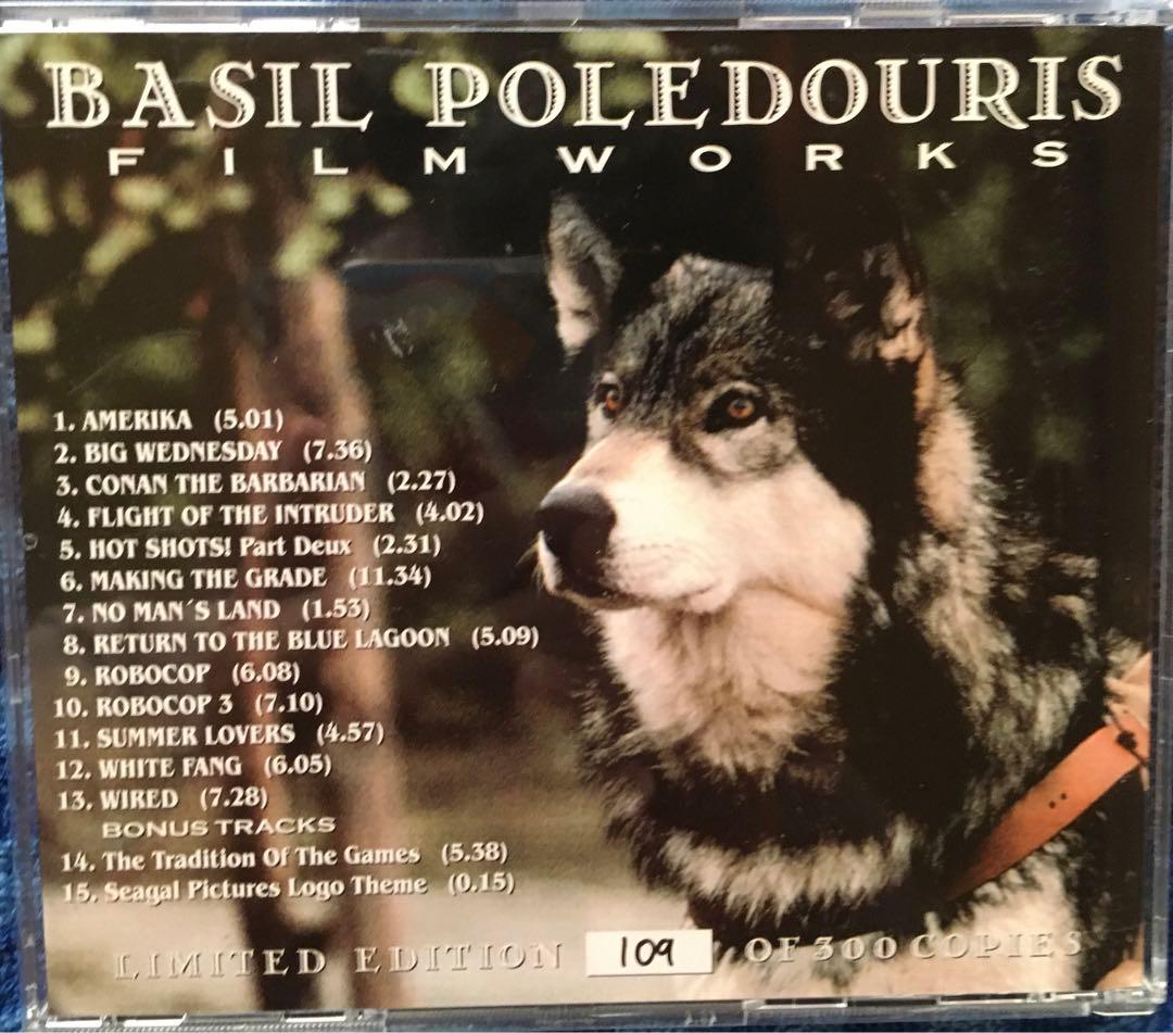 [激レア・新品同様] ポールドゥリス 映画音楽集Basil Poledouris