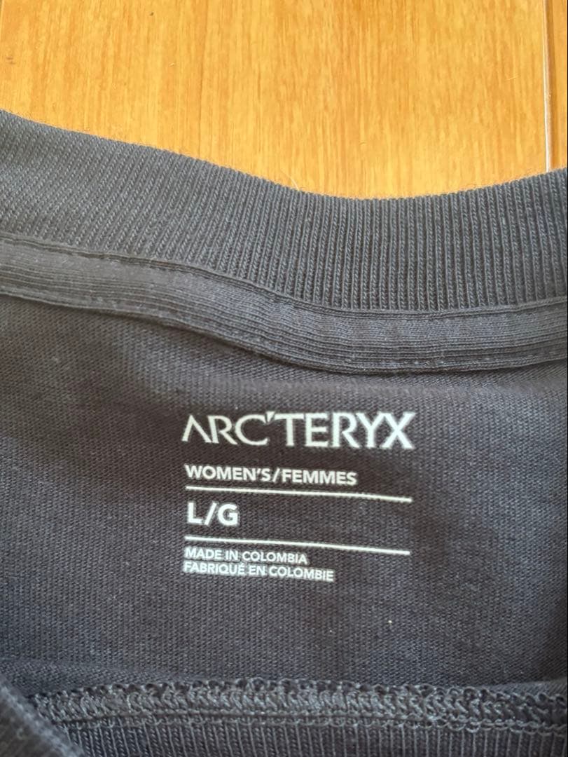 ARC'TERYX Tシャツ 新品タグ付き L 半袖 黒ロゴ アークテリクス