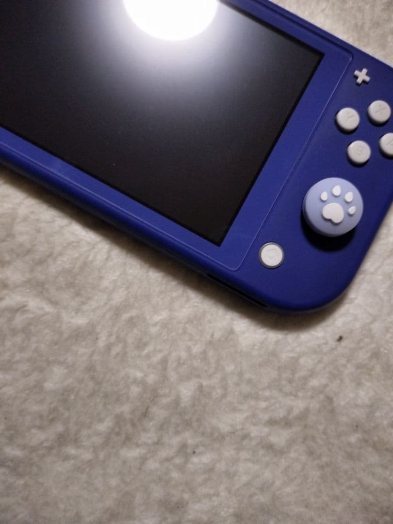 動作品Nintendo Switch Lite本体ブルー 肉球スティック