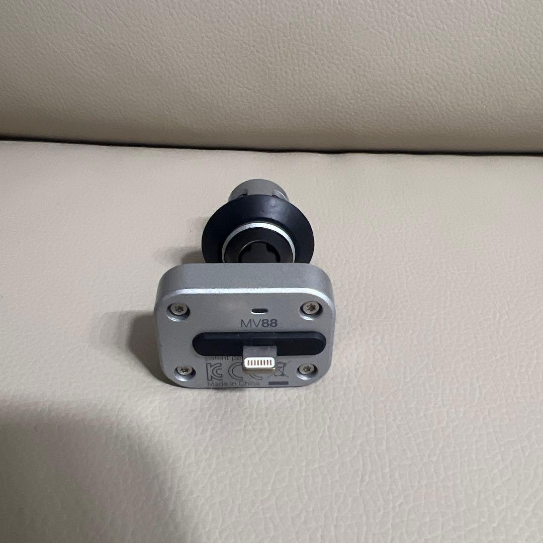 【まる】iPhone用マイク Shure MV88 コンデンサーマイク