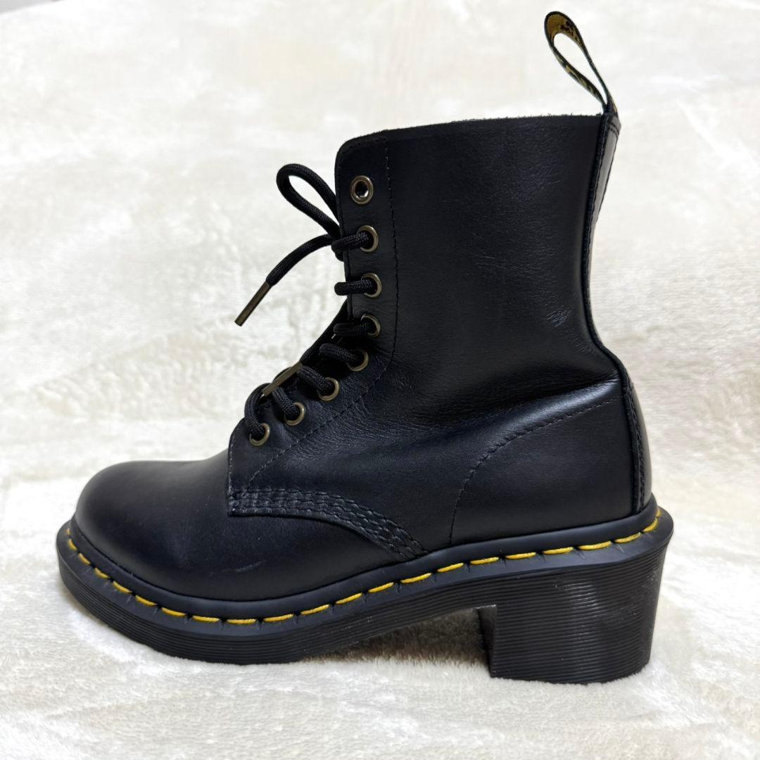 未使用級 Dr.Martensクレメンシー 8ホール チャンキーヒール 本革 黒