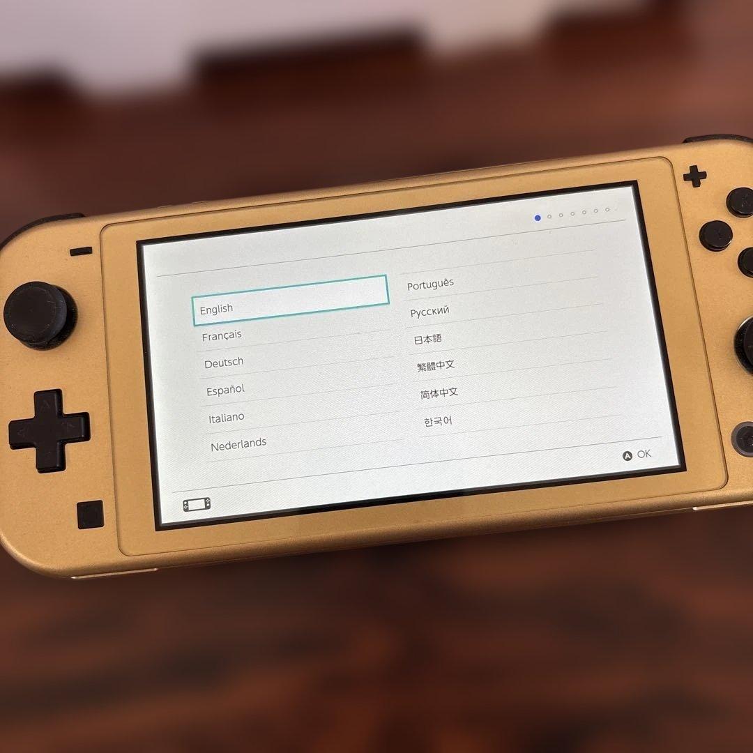 限定Switch Lite ハイラルED 箱充電器付