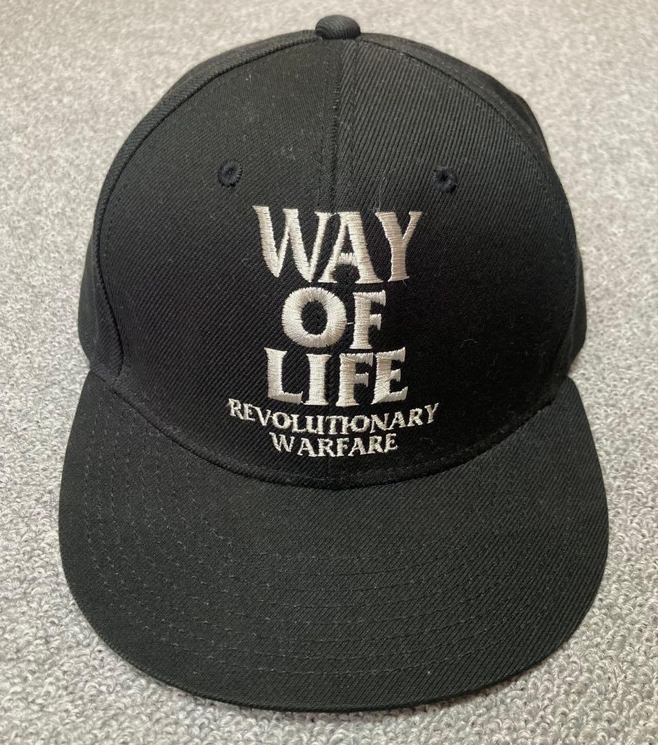 美品‼︎RATS EMBROIDERY CAP \"WAY OF LIFE\" BLK