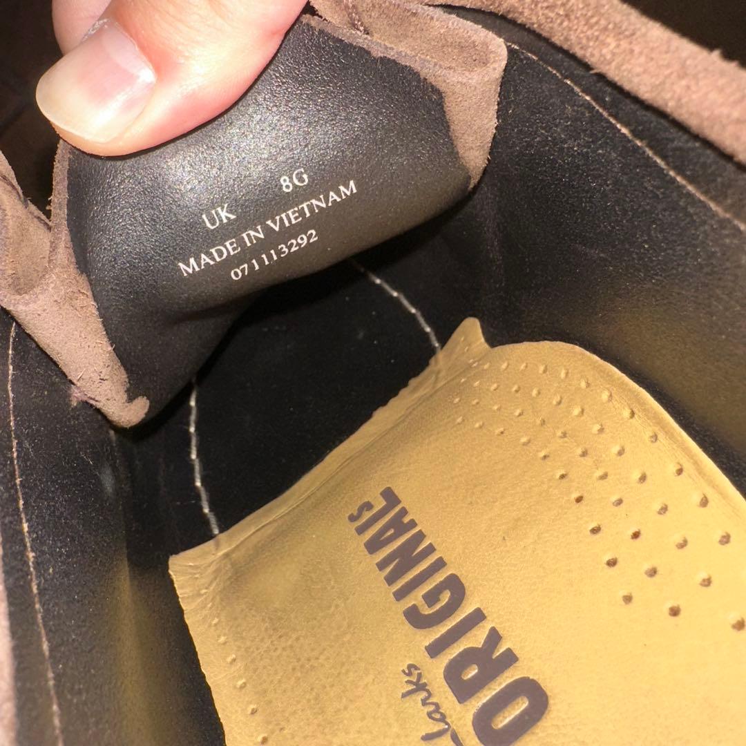 Clarks ワラビー ブラウン 26.0～26.5cm