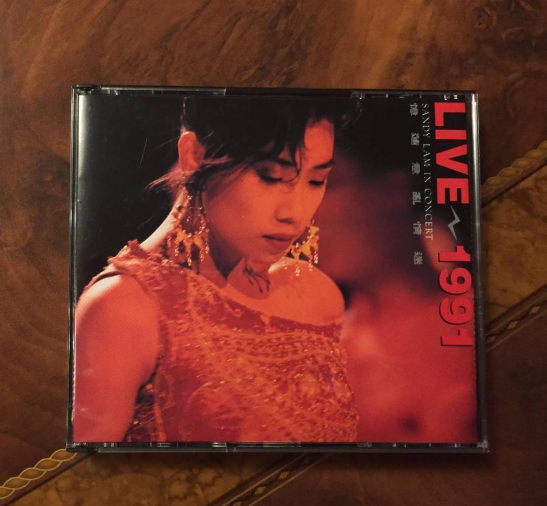 美品2xCD－林憶蓮 サンディラム・1991年「LIVE〜1991憶蓮意亂情迷」