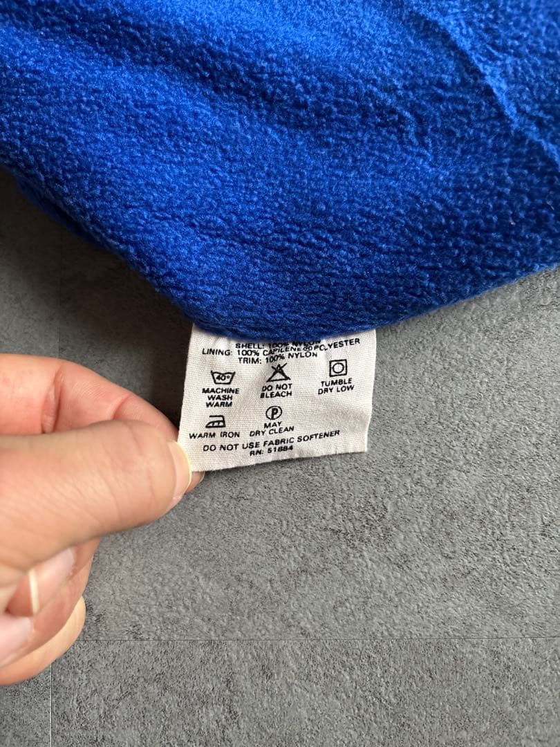 80s USA製 patagonia シェルドシンチラ エメラルドグリーン M