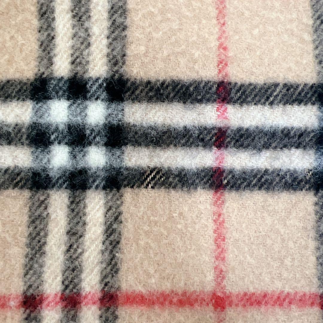 BURBERRY バーバリー マフラー ノバチェック 混紡 ベージュ