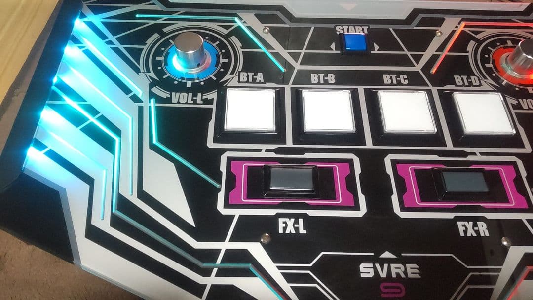 サウンドボルテックス DAO SVRE9 三和ボタン 静音化 完動品