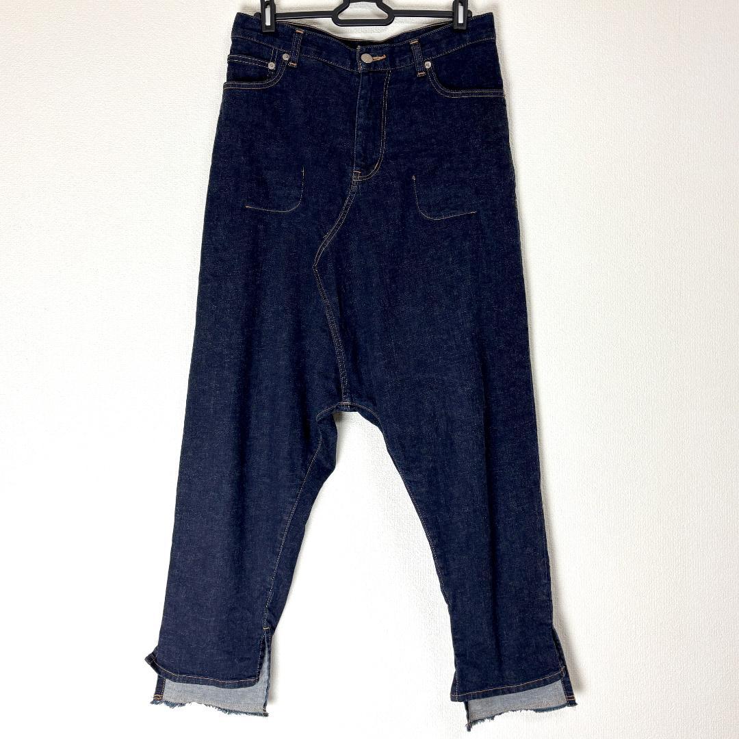 ZUCCa ストレッチ サルエル デニムパンツ M ダークネイビー ズッカ