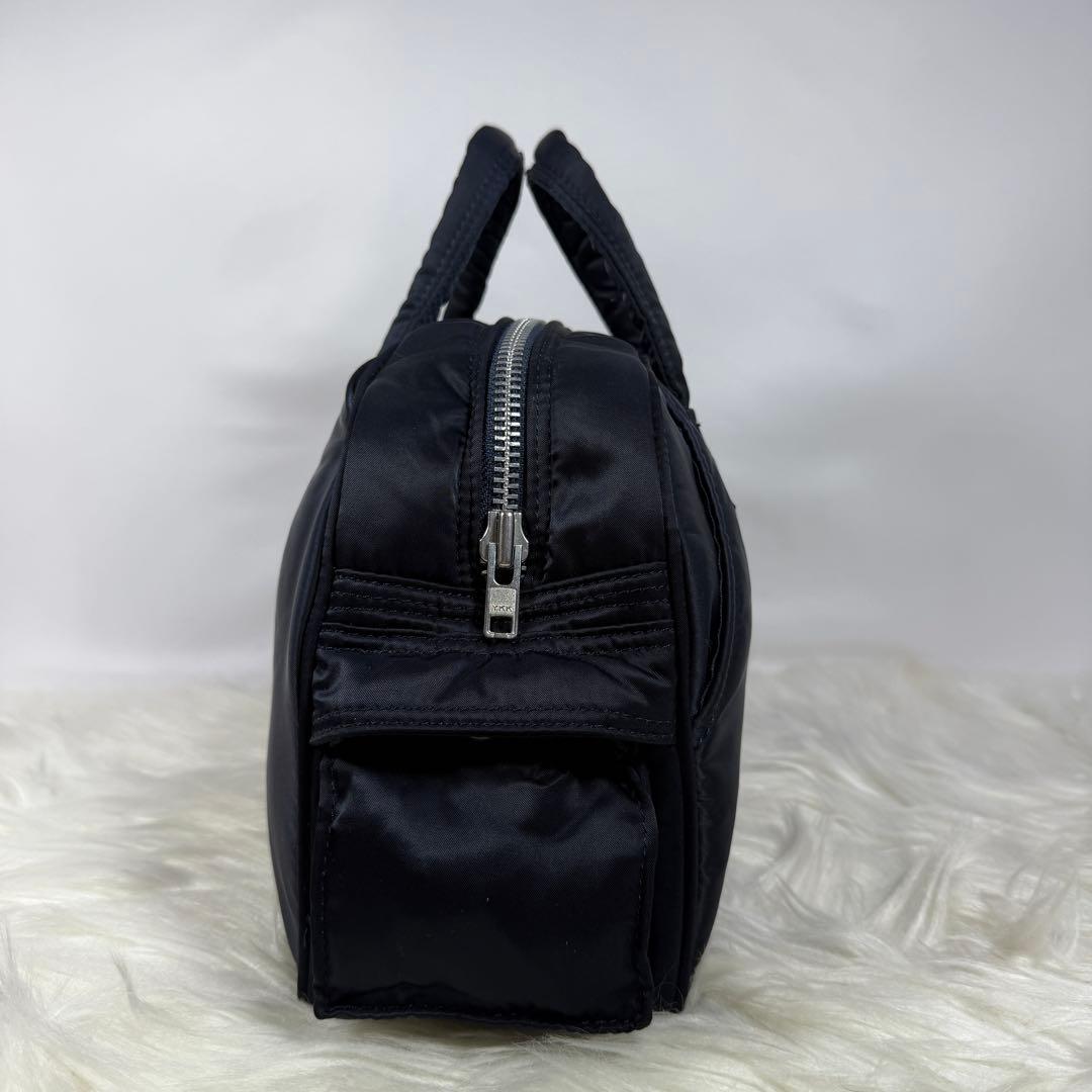 [未使用級] HEAD PORTER　ミニダッフルバッグ　ネイビー