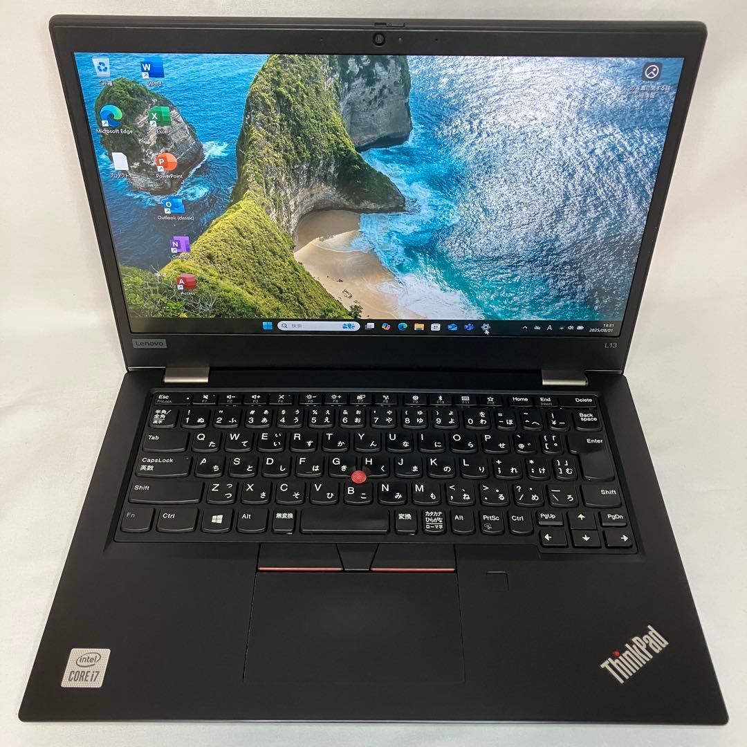 準美品 ThinkPad L13 i7 16GB 512GB SSD フルHD