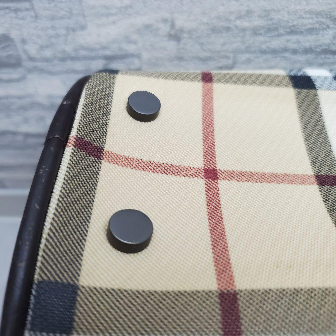 【訳あり】BURBERRY LONDON ノバチェック ミニボストンバッグ