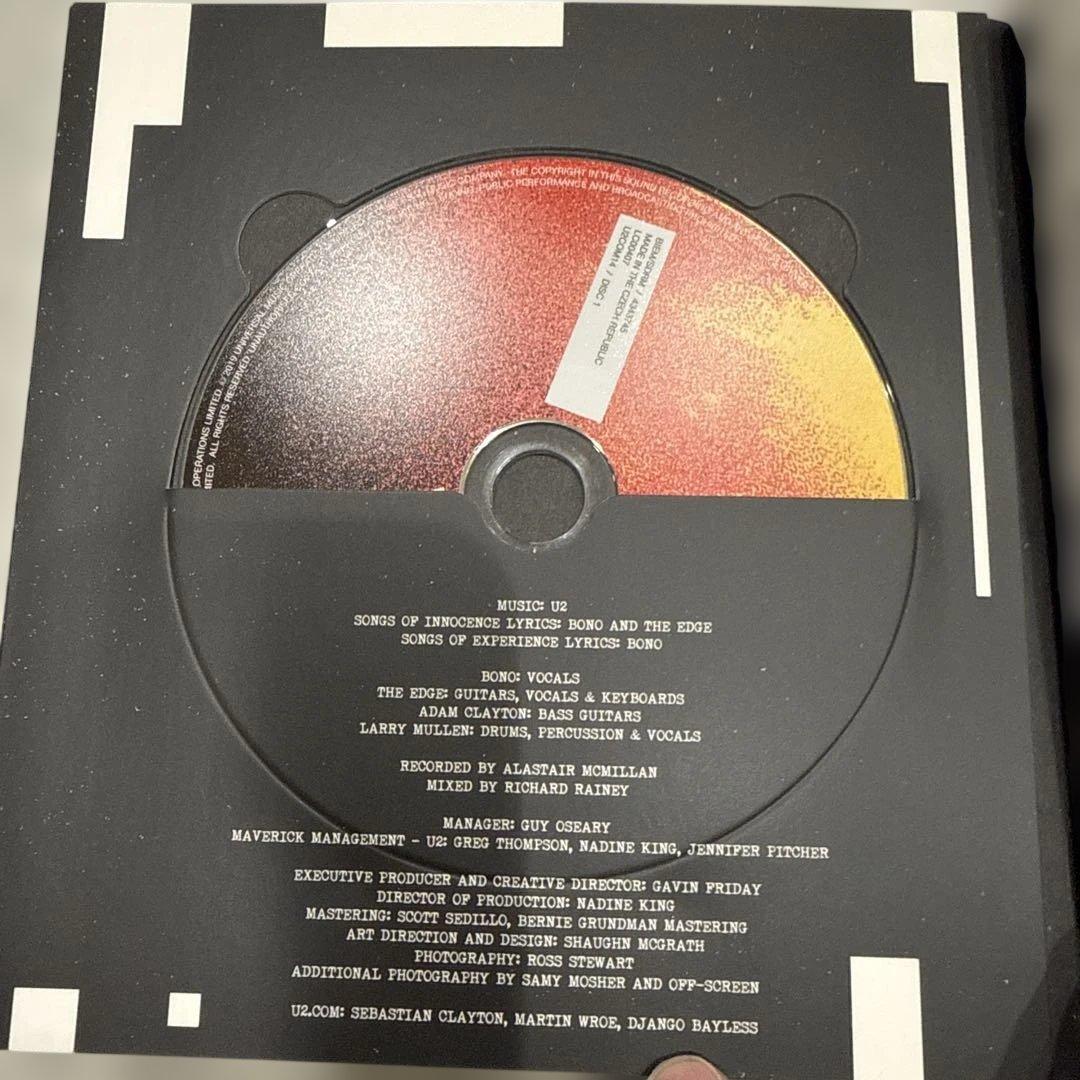 洋楽 U2: Live Songs of Innocence + Experience
