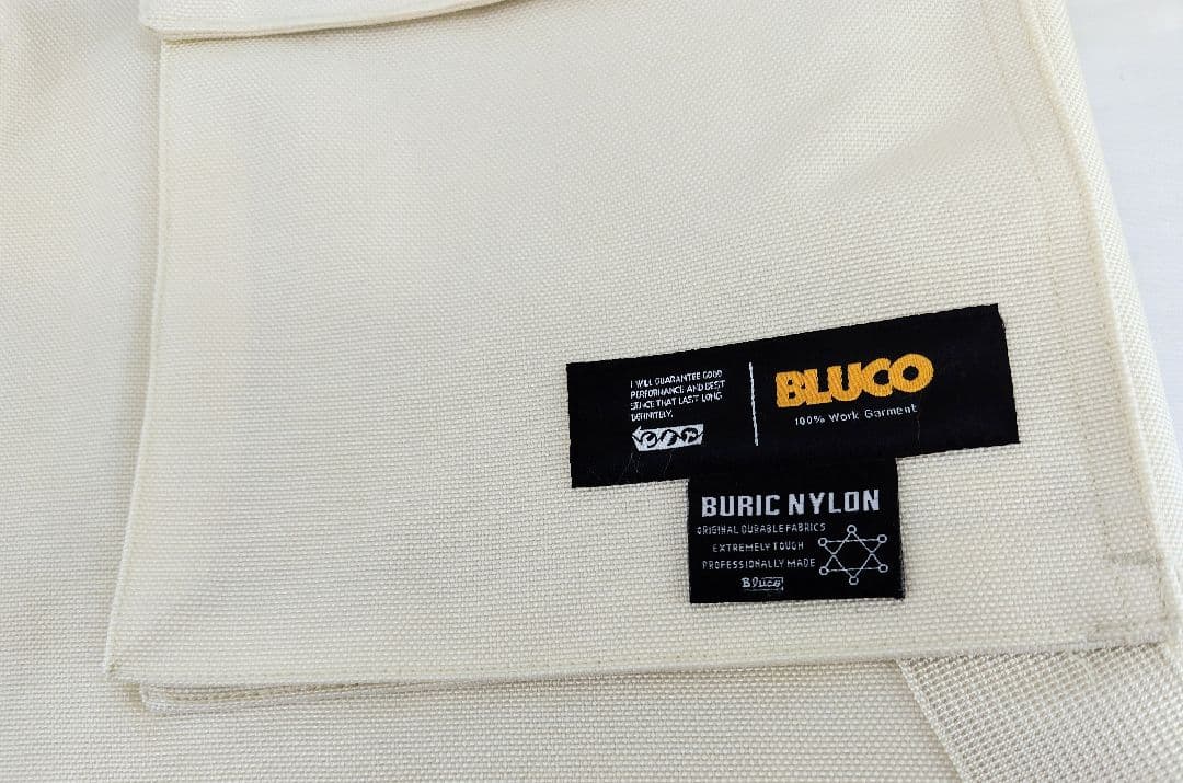 BLUCOブリックナイロン ユーティリティーベスト(IVORY)サイズF