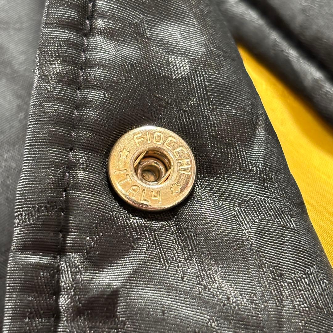 希少 ヴェルサーチジーンズクチュール ロングコート イタリア製 ゴールド金具