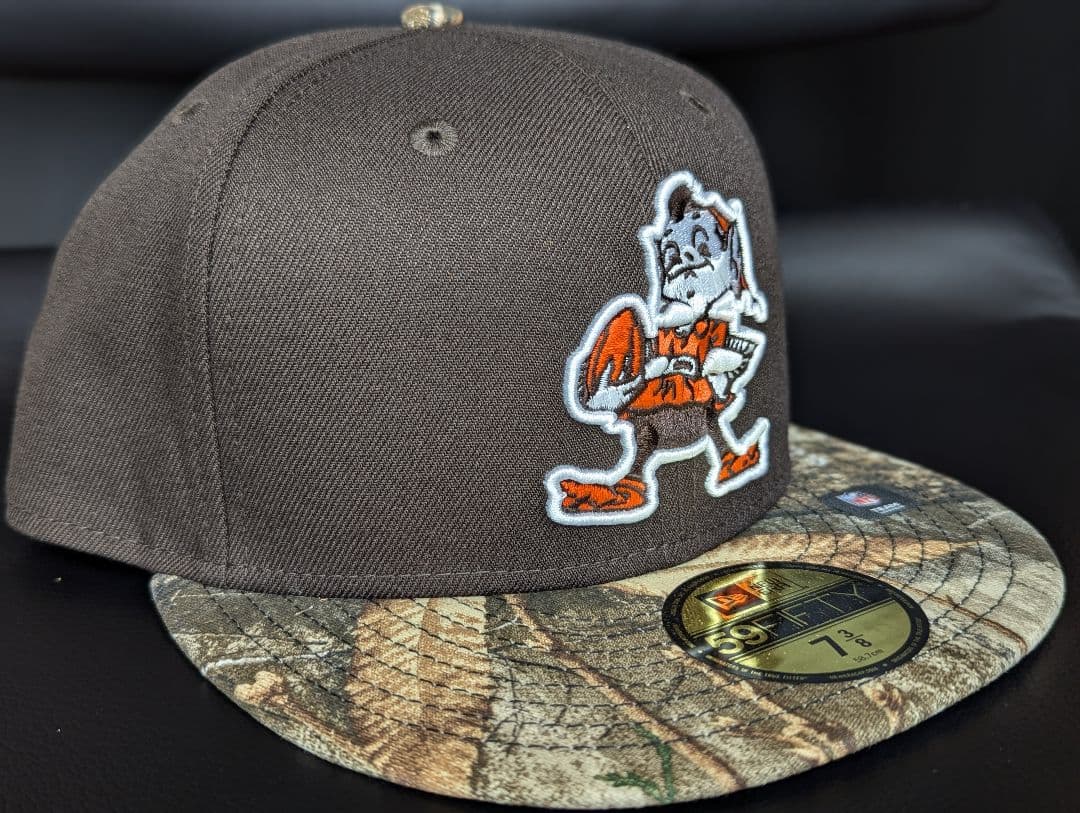 Browns 59FIFTY 7 3/8 ATTC カモ 限定モデル