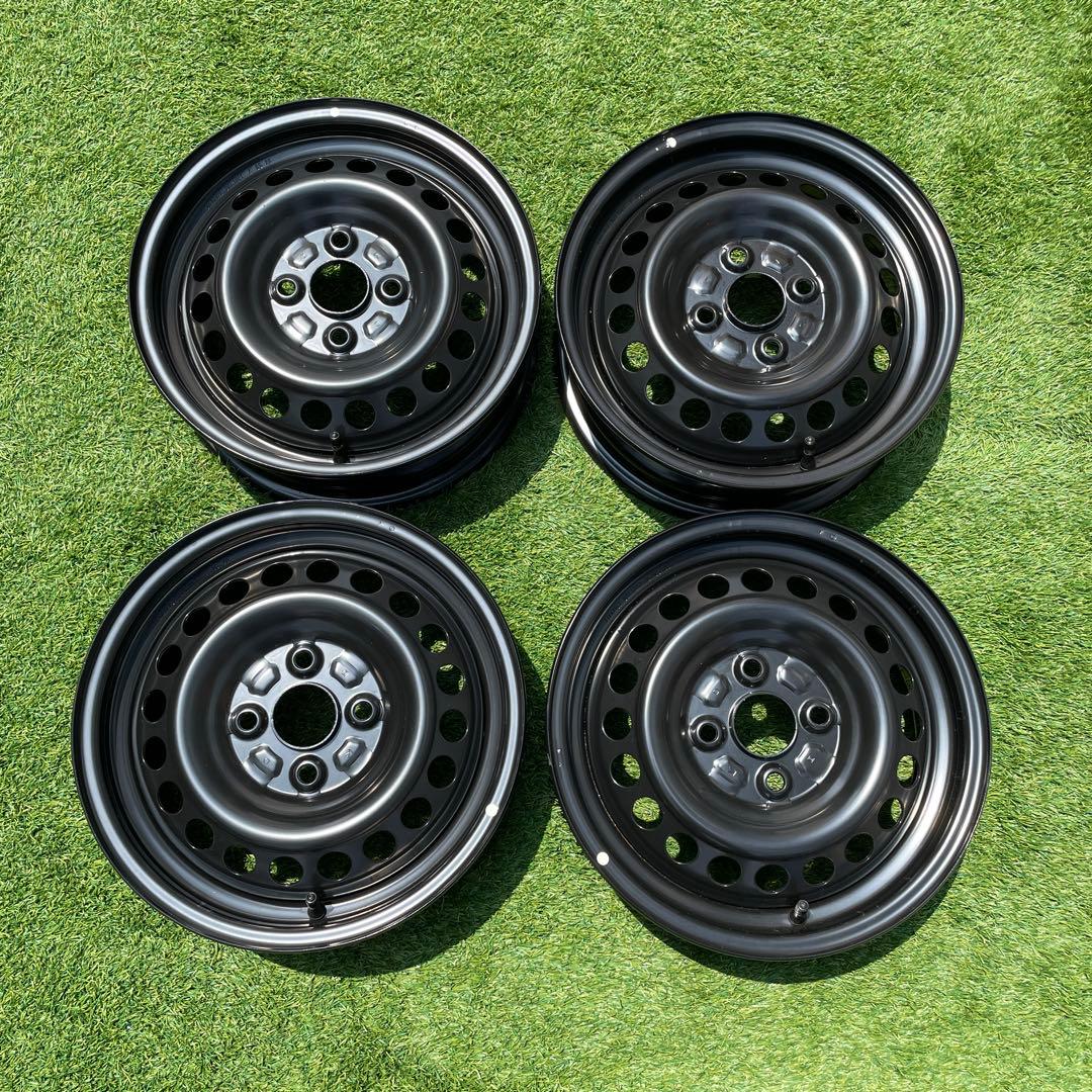 ダイハツ 純正ホイール 14インチ 4本 ナット付き 新車外し ムーヴキャンバス