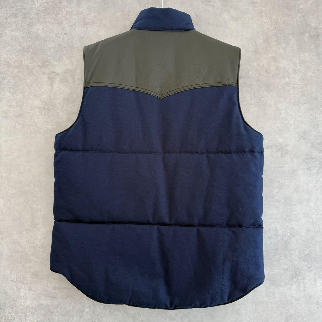 美品 BEN DAVIS ベンデイビス 中綿ベスト ネイビー XL