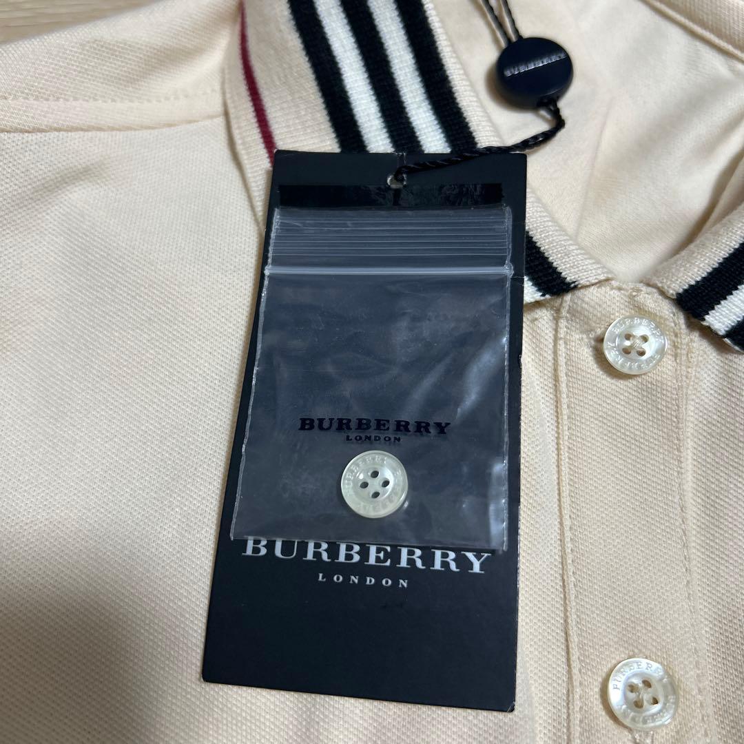BURBERRY バーバリーロンドン　ポロシャツ　ノバチェック　ロゴ刺繍　新品
