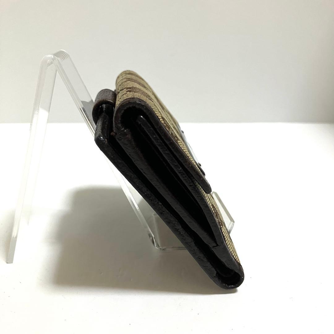 グッチ GGキャンバス コンパクトウォレット Wホック 二つ折り財布