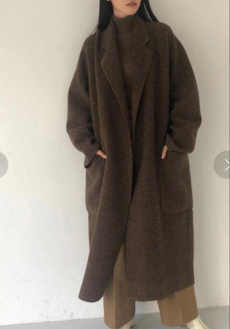 TODAYFUL オーバーチェックコート 36