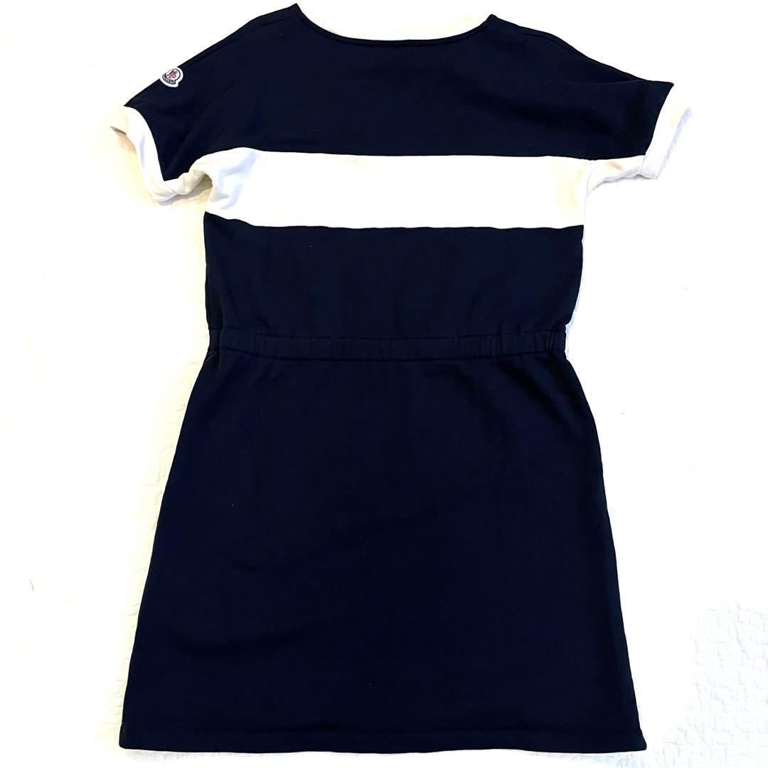 MONCLER 半袖　ワンピース　ロゴ　スウェット　14A 164cm