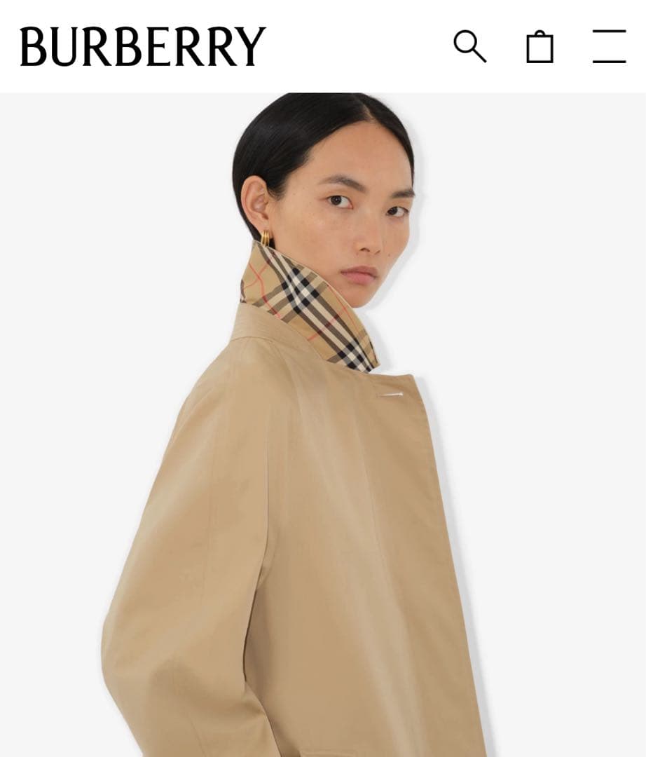 【美品】BURBERRY トレンチコート　レディース