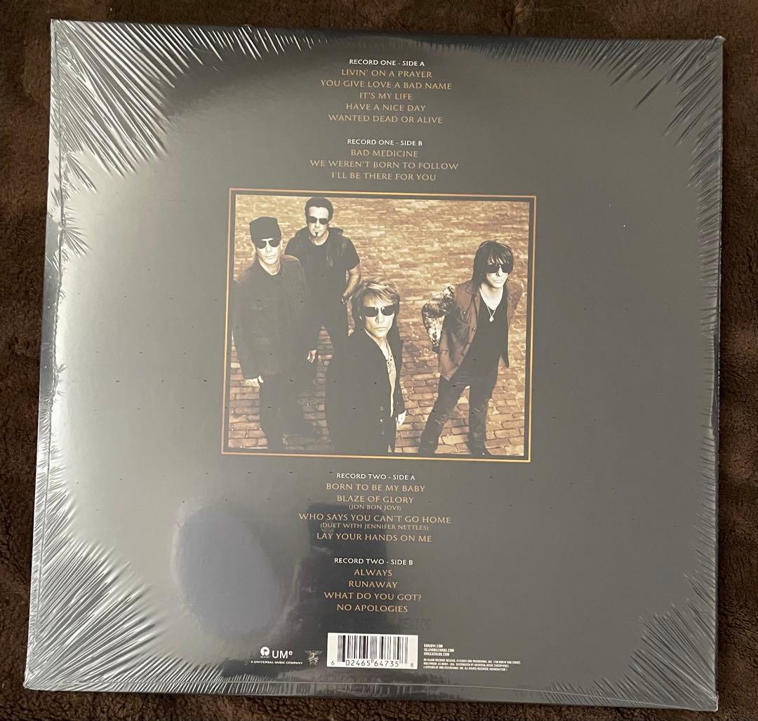 Bon Jovi『Greatest Hits』2枚組アナログ盤　※新品未使用品