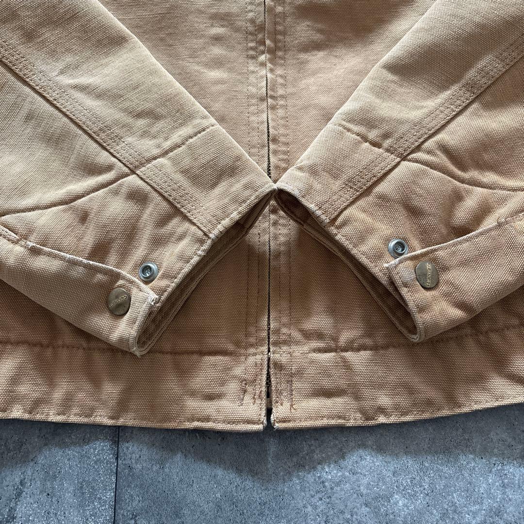 carhartt デトロイトジャケット　ブラウン　usa製 希少　美品　ベージュ