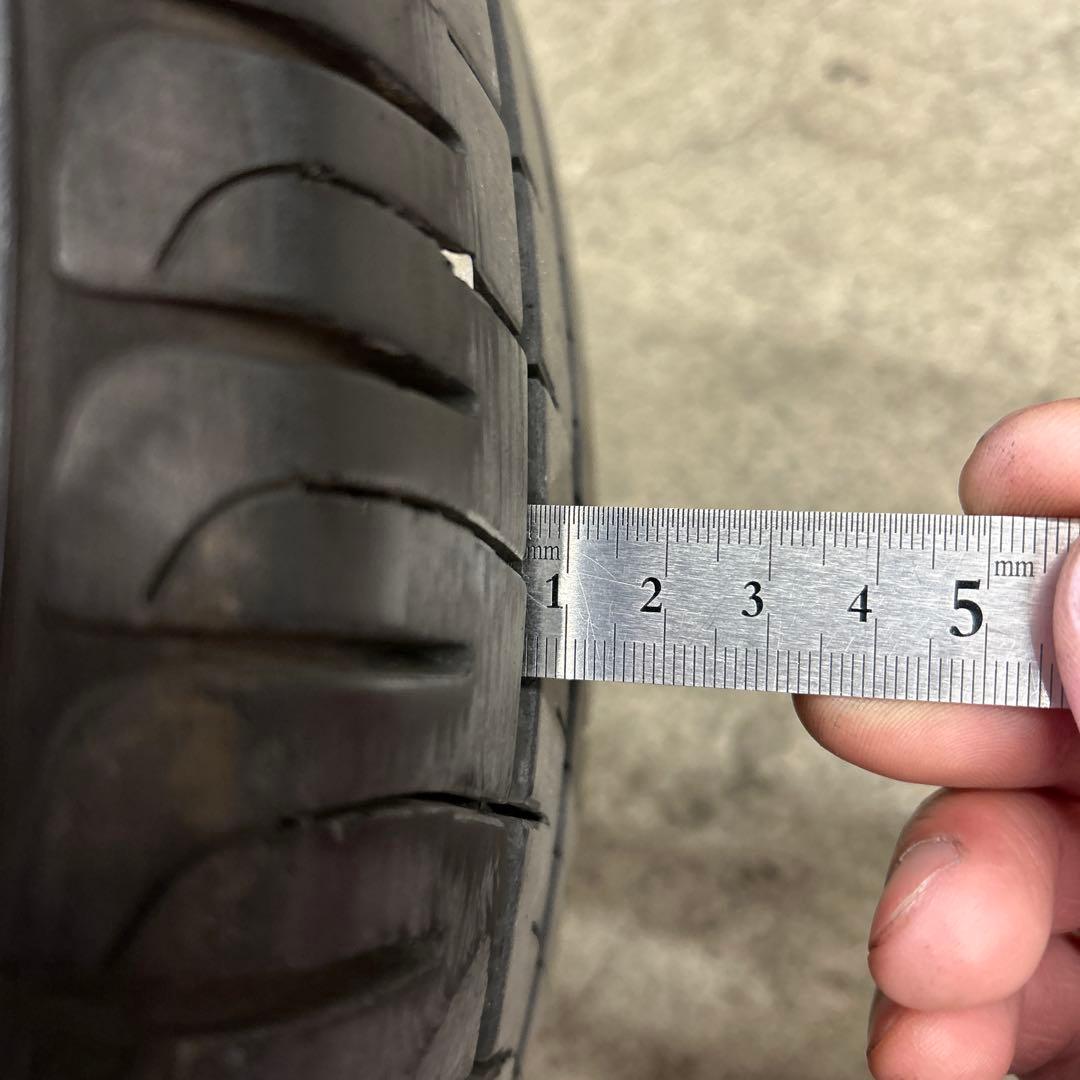 DUNLOP EC204 185/60r15 バリ山美品4本セット