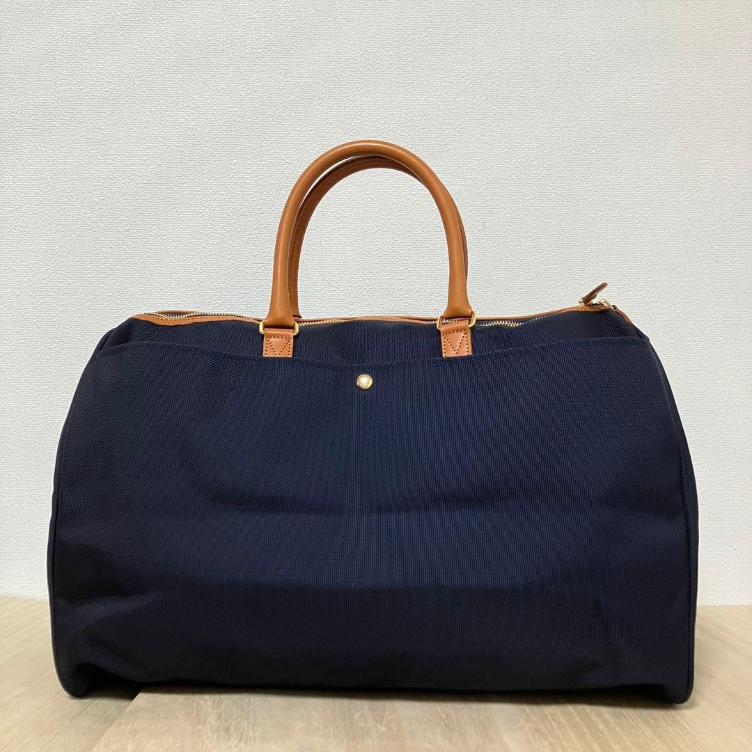 定価3.8万◆訳あり 極美品 ワンダーバゲージ ボストン 紺 秋冬ゴルフ・出張に