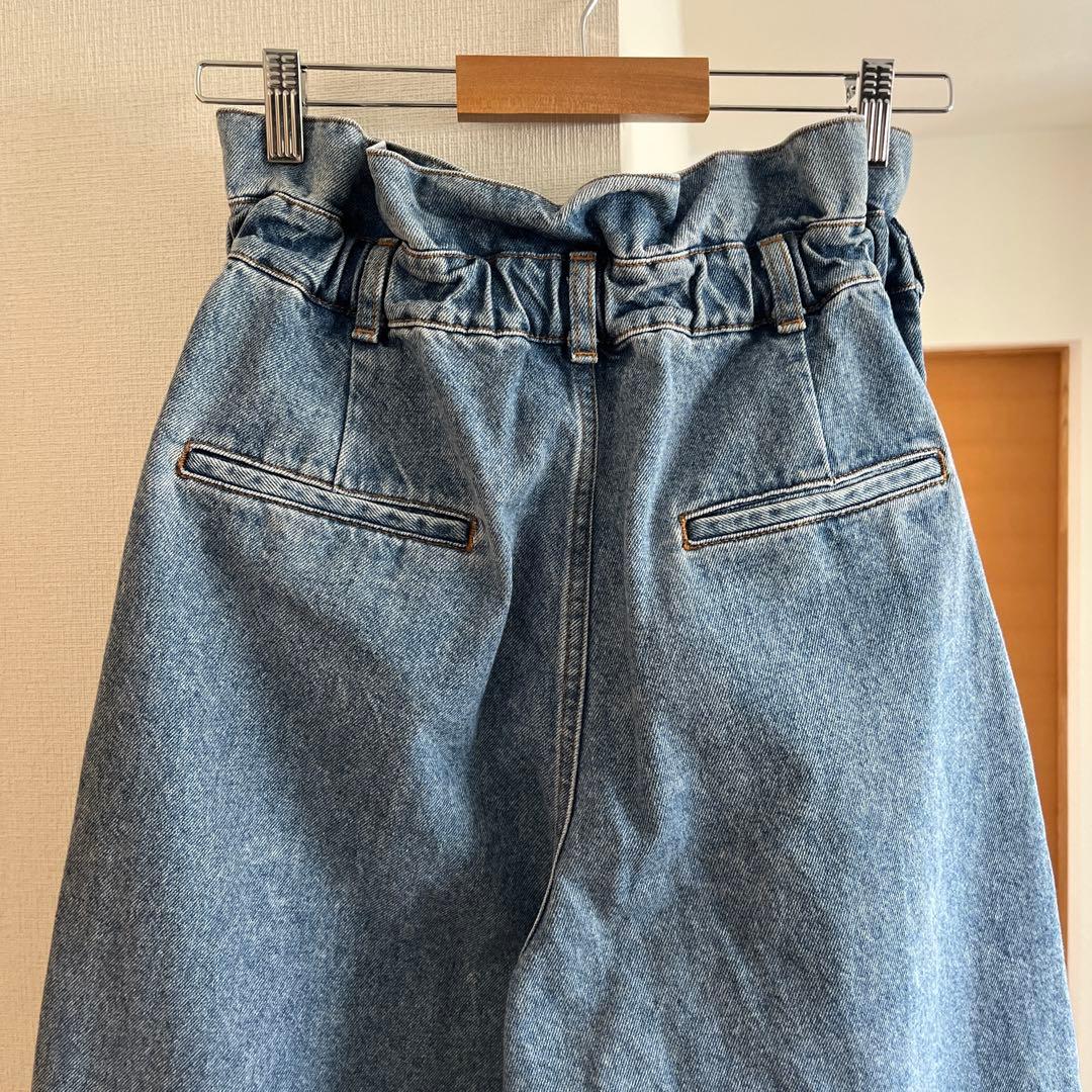 【38size】anuke Waist Tuck Denim